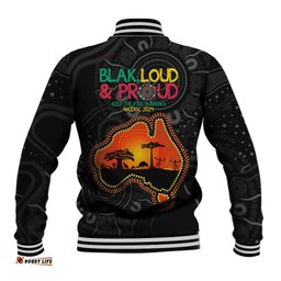 Blak Loud and Proud NAIDOC 2024 Baseball Jacket Indigenous Aboriginal