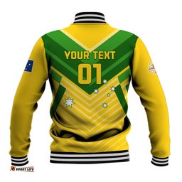 Australia Soccer Baseball Jacket Go Socceroos