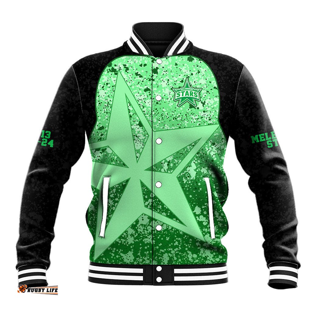 Melbourne Stars Custom Baseball Jacket BBL Cricket Team 2024