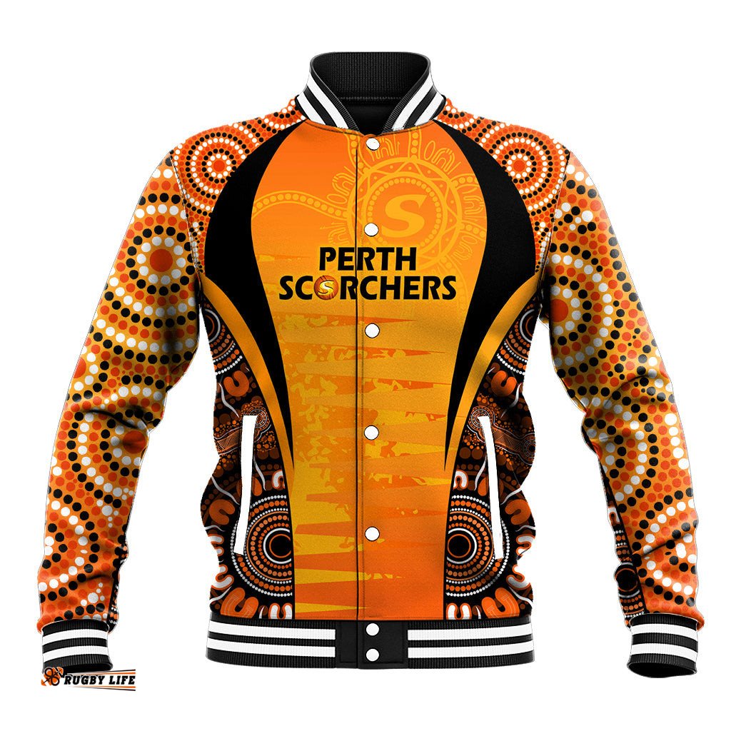 Made Tough Scorchers Custom Baseball Jacket Champions BBL13 Aboriginal Version