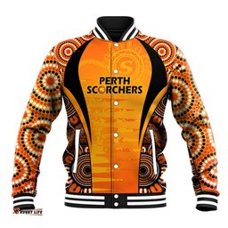Made Tough Scorchers Custom Baseball Jacket Champions BBL13 Aboriginal Version