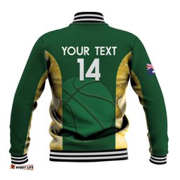 Custom Australia Basketball Baseball Jacket Go Champions Aussie Opals National Color