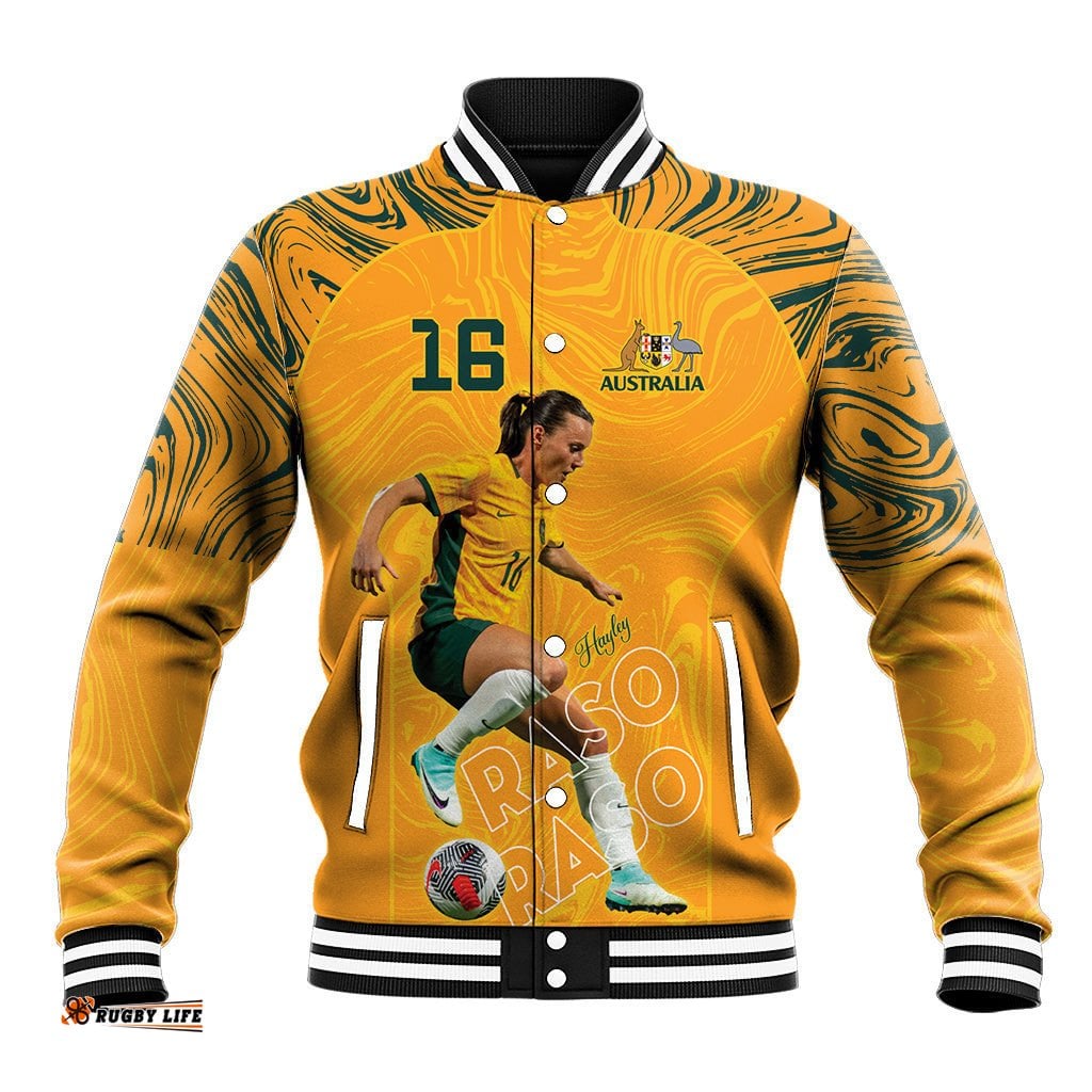 Hayley Raso Australia Matildas Baseball Jacket