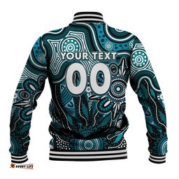 Personalised Power NAIDOC Week 2024 Baseball Jacket Aussie Aboriginal Art DT02