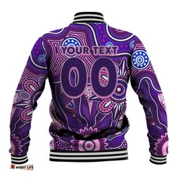 Personalised Freo NAIDOC Week 2024 Baseball Jacket Aussie Aboriginal Art DT02