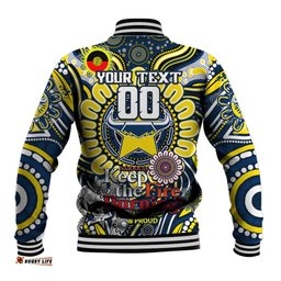 Custom NAIDOC Week 2024 Cowboys Baseball Jacket Mascot Rugby DT02