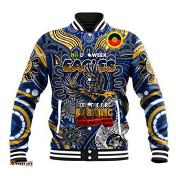 Custom West Coast Eagles NAIDOC Week 2024 Baseball Jacket Mascot Football DT02