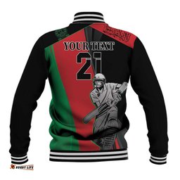 Custom Afghanistan Cricket Baseball Jacket Sporty Version