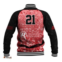 Melbourne Renegades Custom Baseball Jacket BBL Cricket Team 2024
