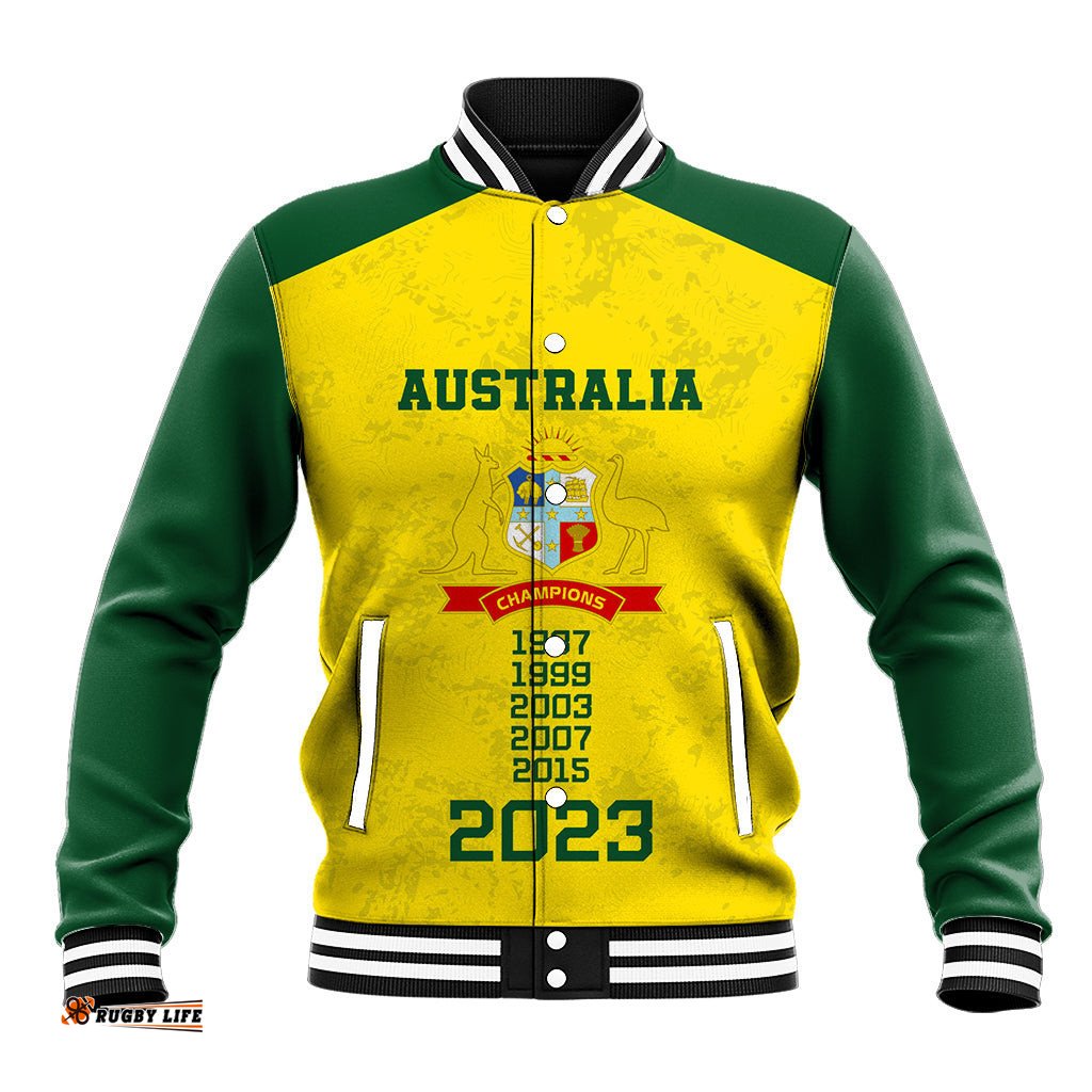 Australia Cricket Baseball Jacket History Champions World Cup Unique