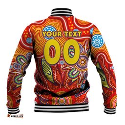 Personalised Sunnies NAIDOC Week 2024 Baseball Jacket Aussie Aboriginal Art DT02