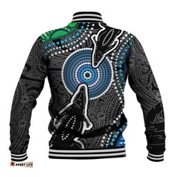 Torest Trait Islands Mix Crocodine Aboriginal Pattern Baseball Jacket TS04