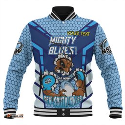 Cockroach Sport Baseball Jacket - Custom Mighty Blues