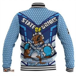 Cockroach Sport Baseball Jacket - Custom Mighty Blues