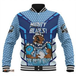 Cockroach Sport Baseball Jacket - Custom Mighty Blues