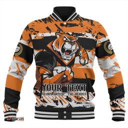 Wests Tigers Baseball Jacket - Theme Song Inspired