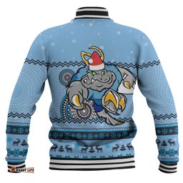 New South Wales Cockroaches Christmas Custom Baseball Jacket - Ugly Xmas And Aboriginal Patterns For Die Hard Fan Baseball Jacket