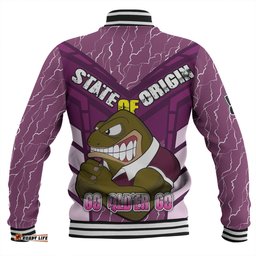 Cane Toads Sport Baseball Jacket - Custom Mighty Maroons