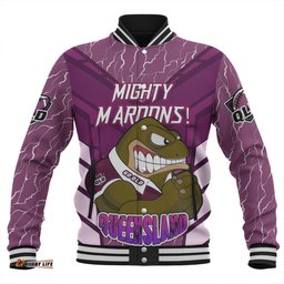 Cane Toads Sport Baseball Jacket - Custom Mighty Maroons