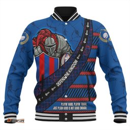 Newcastle Knights Sport Baseball Jacket - Theme Song For Rugby With Sporty Style