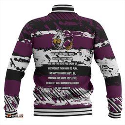 Manly Warringah Sea Eagles Baseball Jacket - Theme Song Inspired
