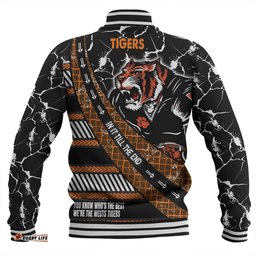 Wests Tigers Baseball Jacket - Theme Song For Rugby With Sporty Style