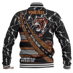 Wests Tigers Baseball Jacket - Theme Song For Rugby With Sporty Style