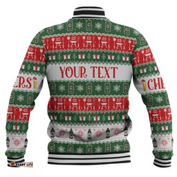 Australia Christmas Custom Baseball Jacket - Ugly Christmas Beer Baseball Jacket