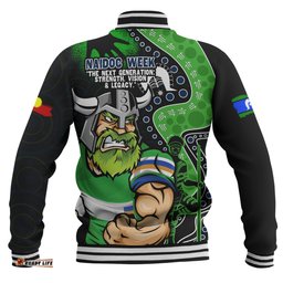 Amazing Aussie Canberra Raiders NAIDOC Indigenous Warrior Spirit Baseball Jacket
