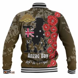 Amazing Aussie Australia Anzac Custom Lest We Forget Green Style Jacket Baseball Jacket