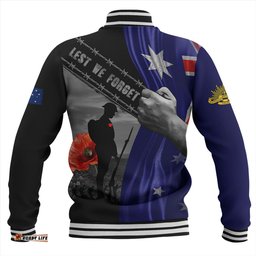 Amazing Aussie Australia Remembrance Day Australian Fallen Heroes Baseball Jacket