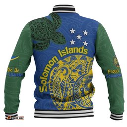 Amazing Aussie Australia South Sea Islanders Proud To Be Solomon Islander In Polynesian Pattern Inspired Baseball Jacket