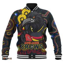 Amazing Aussie Adelaide Crows NAIDOC Spirit Of Country Baseball Jacket