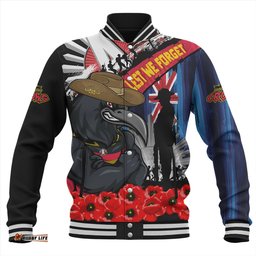 Amazing Aussie Adelaide Crows Anzac Day Honor United In Spirit Baseball Jacket