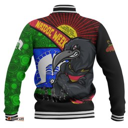 Amazing Aussie Adelaide Crows NAIDOC Week Pride Edition Baseball Jacket