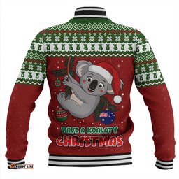 Amazing Aussie Australia Have A Koalaty Christmas Baseball Jacket