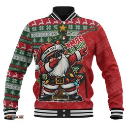 Amazing Aussie Australia Santa Dabs Down Under Xmas In July Edition Baseball Jacket