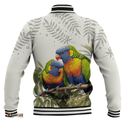 Amazing Aussie Australia Australia Rainbow Lorikeets Birds Art Inspired Baseball Jacket