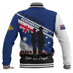 Amazing Aussie Australia Australian Heroes Remembrance Day Tribute Baseball Jacket