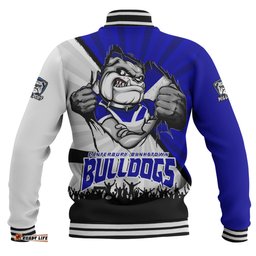Amazing Aussie Canterbury Bankstown Bulldogs Fearless Soul Series Baseball Jacket