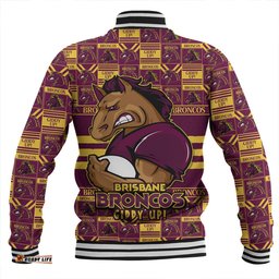 Amazing Aussie Brisbane Broncos Champion���s Pride Comic Style Baseball Jacket