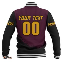Amazing Aussie Brisbane Broncos Heart Of A Fighter Tough And Fearless Baseball Jacket