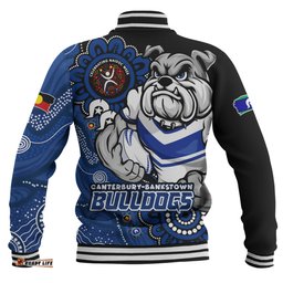 Amazing Aussie Canterbury Bankstown Bulldogs Power Through Generations NAIDOC Edition Baseball Jacket