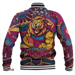 Amazing Aussie Brisbane Lions Blazing Spirit Of Victory Baseball Jacket