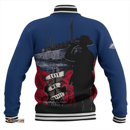 Amazing Aussie Australia Anzac Day Lest We Forget Royal Australian Navy Baseball Jacket