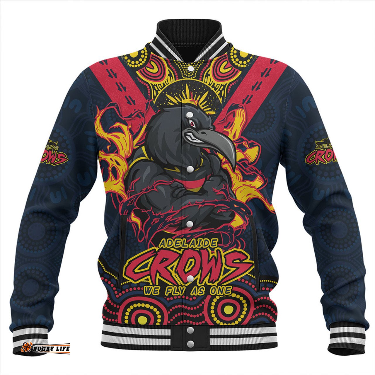 Amazing Aussie Adelaide Crows Ripped Legacy of the Game Baseball Jacket