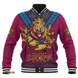 Amazing Aussie Brisbane Lions Ripped Legacy Of The Game Baseball Jacket