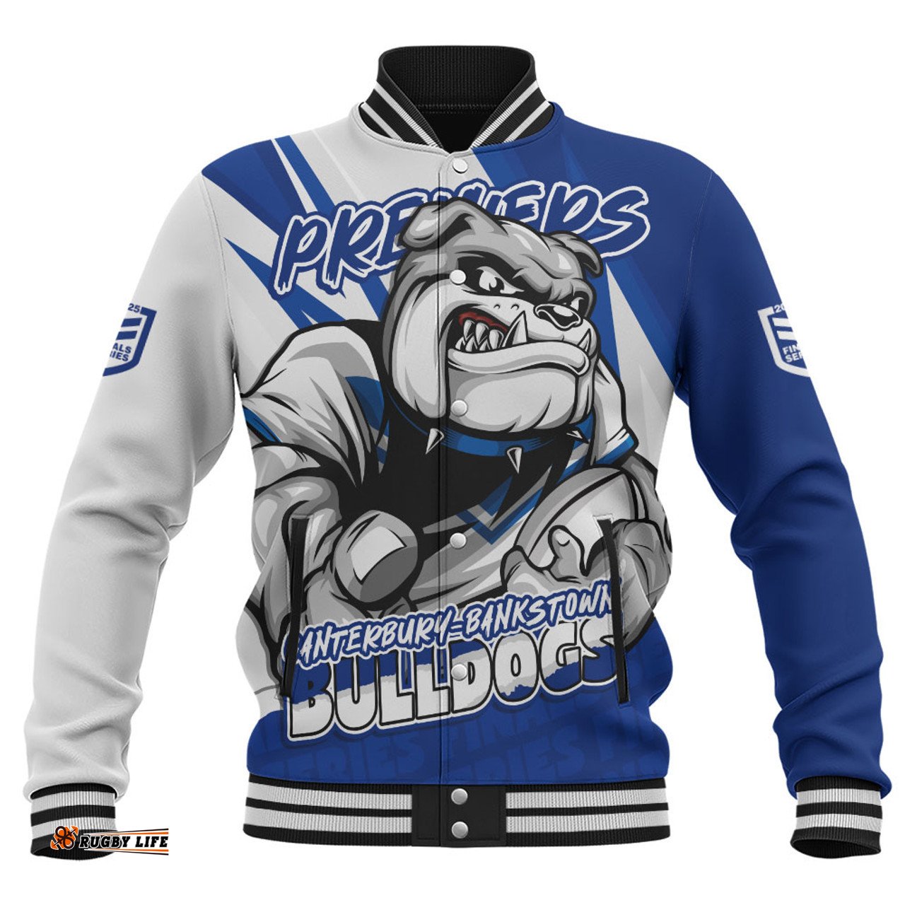 Amazing Aussie Canterbury Bankstown Bulldogs Chasing Victory 2025 Final Series Pride Baseball Jacket