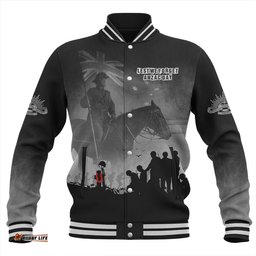 Amazing Aussie Australia Legacy Of Sacrifice Anzac Day Baseball Jacket