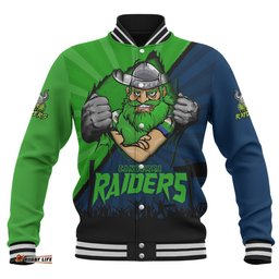Amazing Aussie Canberra Raiders Fearless Soul Series Baseball Jacket